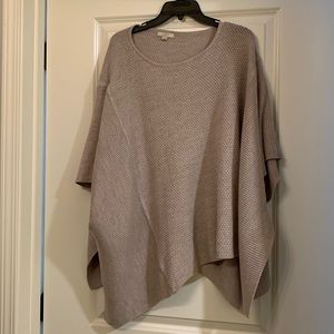 Loft poncho, taupe